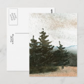 Postkarte "Wiesenkiefern" (Vorne/Hinten)