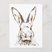 Postkarte - Wilder Hase (Vorderseite)