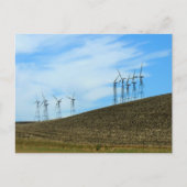 Postkarte - Windkraftanlagen (Vorderseite)