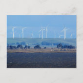 Postkarte - Windpark im Delta (Vorderseite)