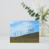 Postkarte - Windturbinen (Stehend Vorderseite)