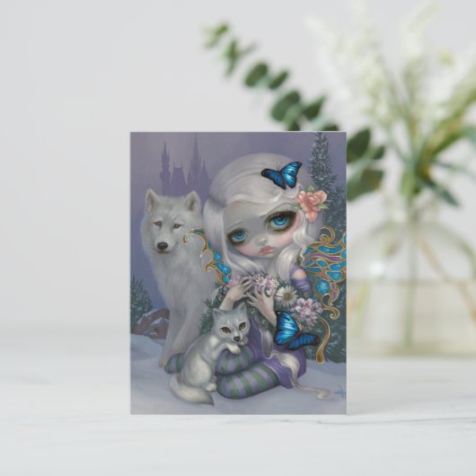 Postkarte "Winter" (Stehend Vorderseite)