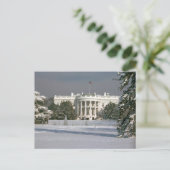 Postkarte / Winter im Weißen Haus (Stehend Vorderseite)