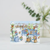 Postkarte "Wintergarten" (Stehend Vorderseite)