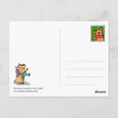 Postkarte "Wintergarten" (Rückseite)