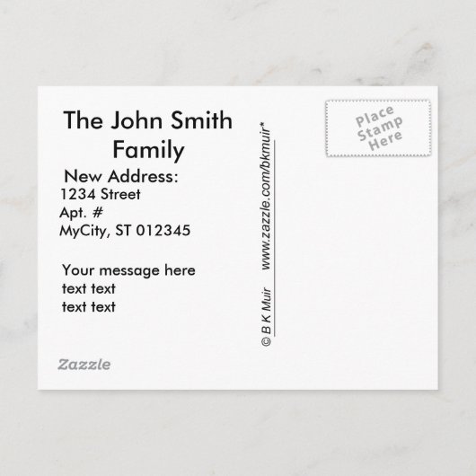 Postkarte - Wir bewegen uns ... Turtles (Rückseite)