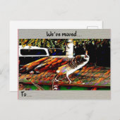 Postkarte "Wir haben uns bewegt" (Vorne/Hinten)