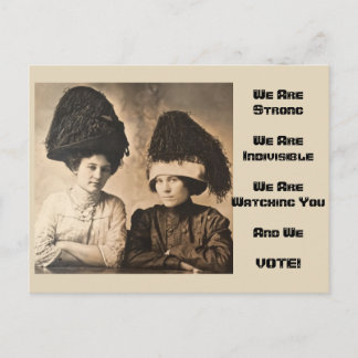 Postkarte: Wir sind stark, wir sind unsichtbar Postkarte