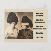 Postkarte: Wir sind stark, wir sind unsichtbar Postkarte (Vorderseite)