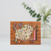 Postkarte - Wisconsin Supper Club Karte (Stehend Vorderseite)