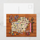 Postkarte - Wisconsin Supper Club Karte (Vorne/Hinten)