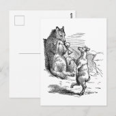 Postkarte "Wolf and Goat Duet" (Vorne/Hinten)