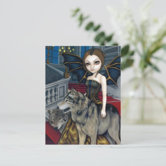 Postkarte "Wolf Manor" (Stehend Vorderseite)