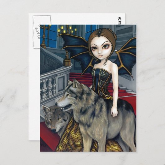 Postkarte "Wolf Manor" (Vorne/Hinten)