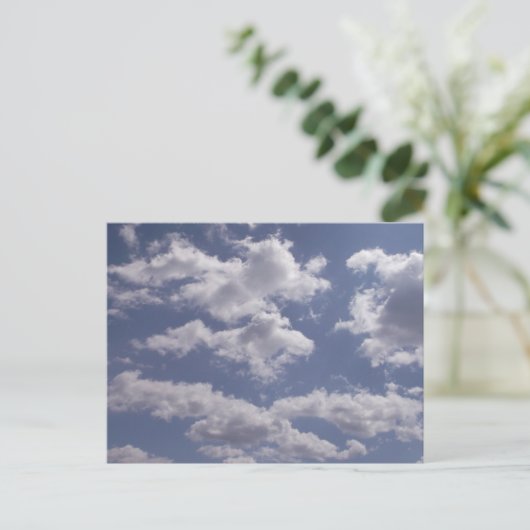 Postkarte "Wolken" (Stehend Vorderseite)