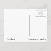 Postkarte "Young Dancer" (Rückseite)