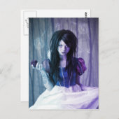 Postkarte "Zauberweiße" (Vorne/Hinten)