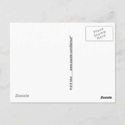 Postkarte - Zehn im Flug (Rückseite)