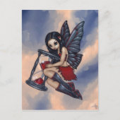 Postkarte "Zeitfliegen" (Vorderseite)