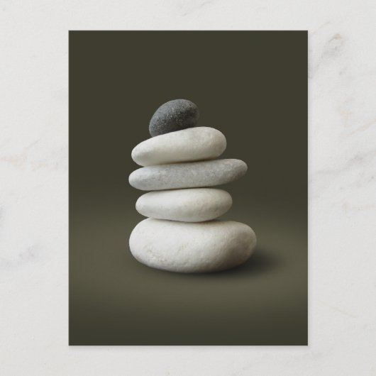 Postkarte Zen Stones (Vorderseite)