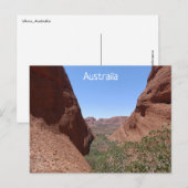 Postkarte Zentralaustralien (Vorne/Hinten)