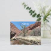 Postkarte Zentralaustralien (Stehend Vorderseite)