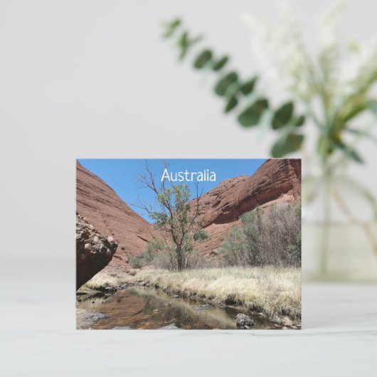Postkarte Zentralaustralien (Stehend Vorderseite)