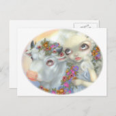 Postkarte "Zeus and Europa" (Vorne/Hinten)