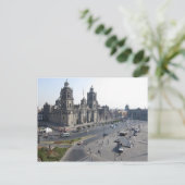 Postkarte Zocalo Kathedrale, Mexiko Stadt (Stehend Vorderseite)