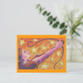 Postkarte Zodiac Sagittarius (Stehend Vorderseite)