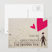 Postkarte Zombies valentines (Vorne/Hinten)