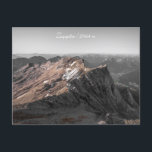 Postkarte Zugspitze<br><div class="desc">Die Zugspitze ist mit 2962 m ü. NHN der höchste Gipfel des Wettersteingebirges und gleichzeitig Deutschlands höchster Berg,  den es sich mit Österreich teilt. Das Zugspitzmassiv liegt südwestlich von Garmisch-Partenkirchen in Bayern und im Norden Tirols.</div>