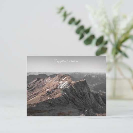 Postkarte Zugspitze  (Stehend Vorderseite)