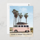 Postkarte - Zuhause parken Sie dort (Vorne/Hinten)