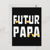 Postkarte ZUKUNFT PAPA mit ihren Küken (Vorne/Hinten)
