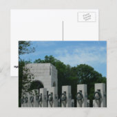 Postkarte zum 2. Weltkrieg (Vorne/Hinten)