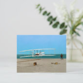 Postkarte zum ersten Flug (Stehend Vorderseite)