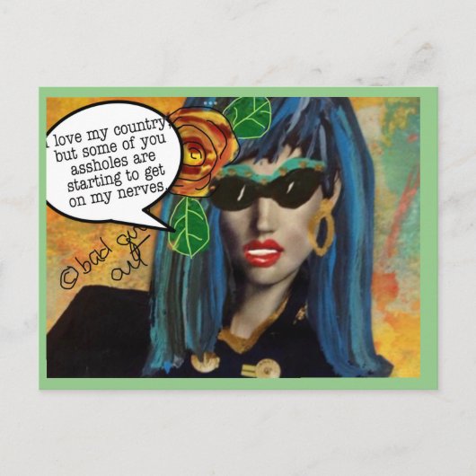 Postkarte zum Geburtstag (Vorderseite)