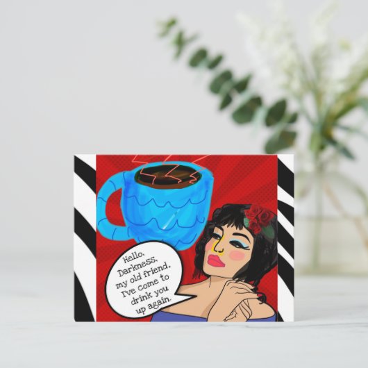 Postkarte zum Geburtstag (Stehend Vorderseite)