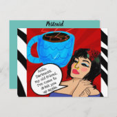 Postkarte zum Geburtstag (Vorne/Hinten)