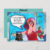 Postkarte zum Geburtstag (Vorne/Hinten)