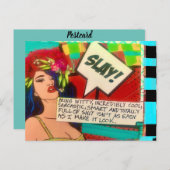 Postkarte zum Geburtstag (Vorne/Hinten)