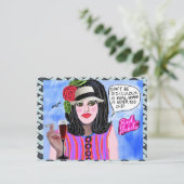 Postkarte zum Geburtstag (Stehend Vorderseite)