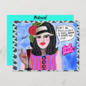 Postkarte zum Geburtstag (Vorne/Hinten)