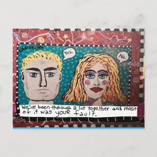 Postkarte zum Geburtstag (Vorderseite)