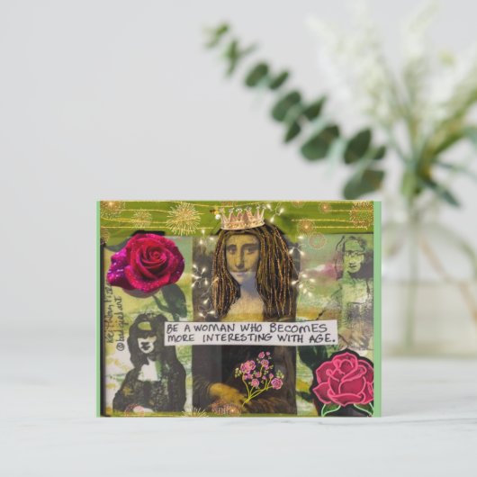 Postkarte zum Geburtstag (Stehend Vorderseite)