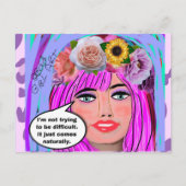 Postkarte zum Geburtstag (Vorderseite)