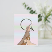 Postkarte zum Internationalen Frauentag (Stehend Vorderseite)