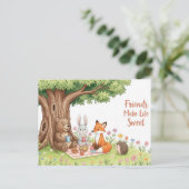 Postkarte zum Internationalen Freundschaftstag (Stehend Vorderseite)