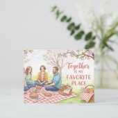 Postkarte zum Internationalen Freundschaftstag (Stehend Vorderseite)